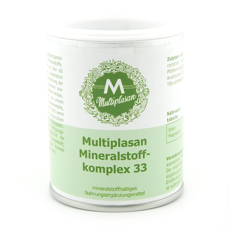 Multiplasan Mineralstoffkomplex 33 Tabletten