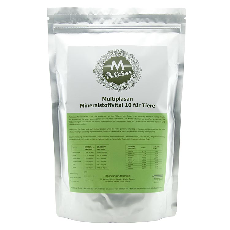 Multiplasan Mineralstoffvital 10 für Tiere (900g)